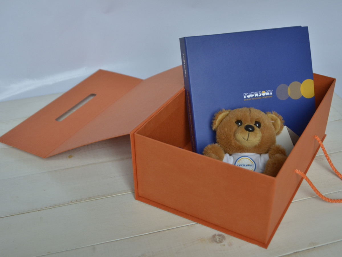 Подарочная коробка EKONIA, orange